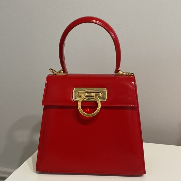 Ferragamo Iconic Top Handle (S), Ferragamo's Creation" Museum Bag - Picture 3 of 16